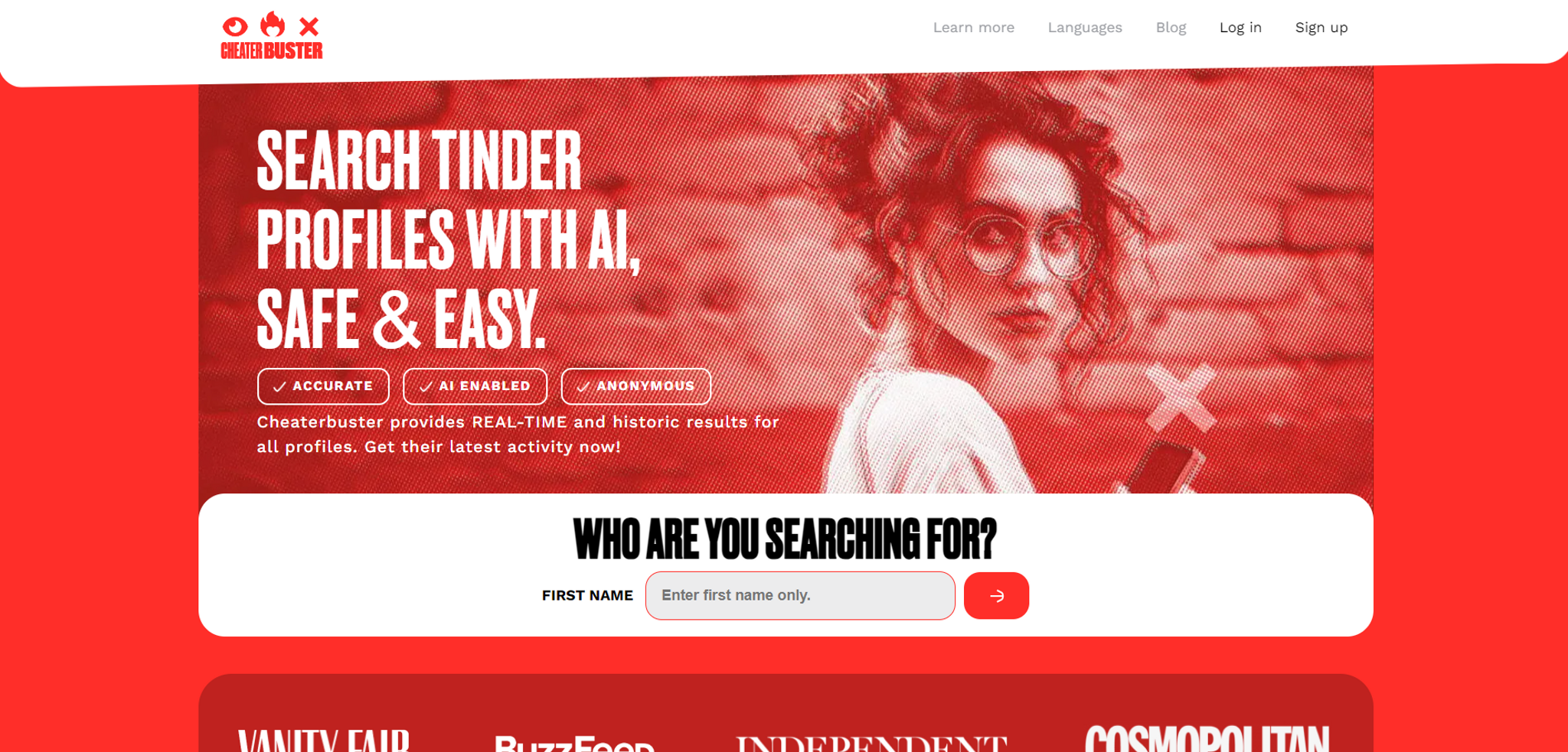 Cheater Buster AI: Uncover Hidden Tinder Profiles Easily - AItrendytools